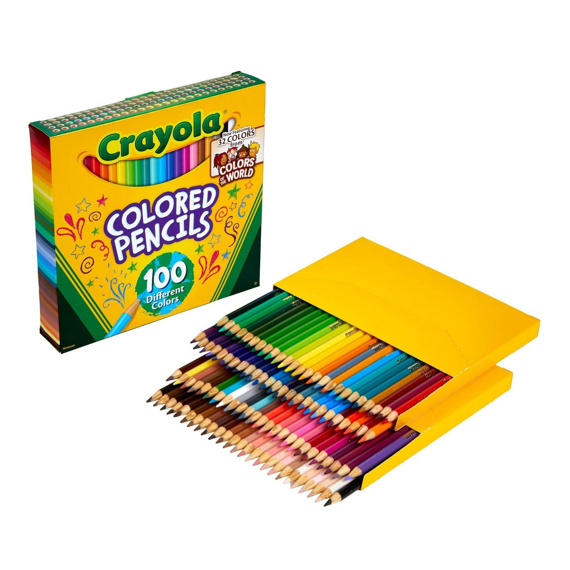 Amazon.co.jp: Crayola 100色色鉛筆 32色 : おもちゃ