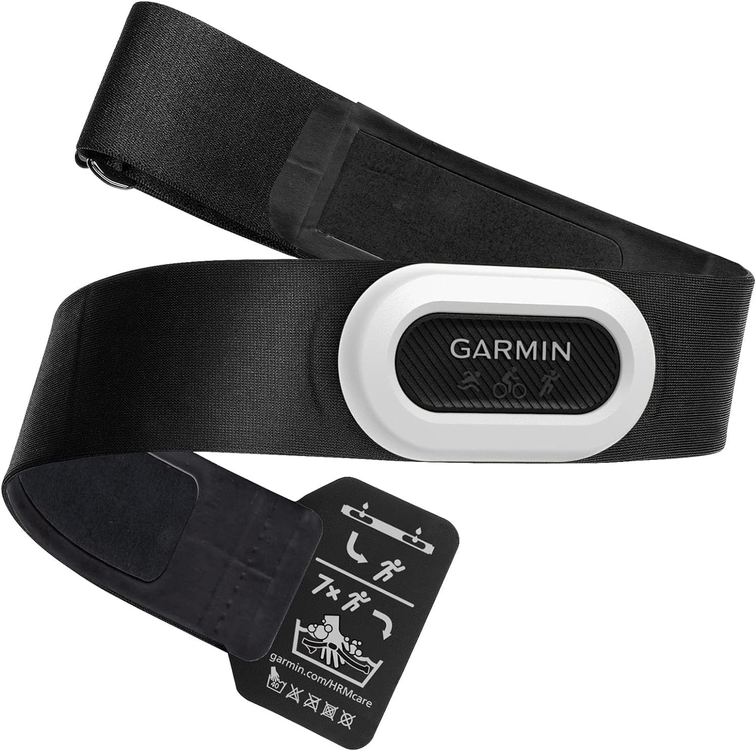 Garmin HRM Pro Plus – Premium Brustgurt zur Aufzeichnung von Herzfrequenz & Bodenkontaktzeit, auch & Unisex – Erwachsene Herzfrequenz Brustgurt Verlängerung – 32,5 cm Verlängerungsgurt, Schwarz, M