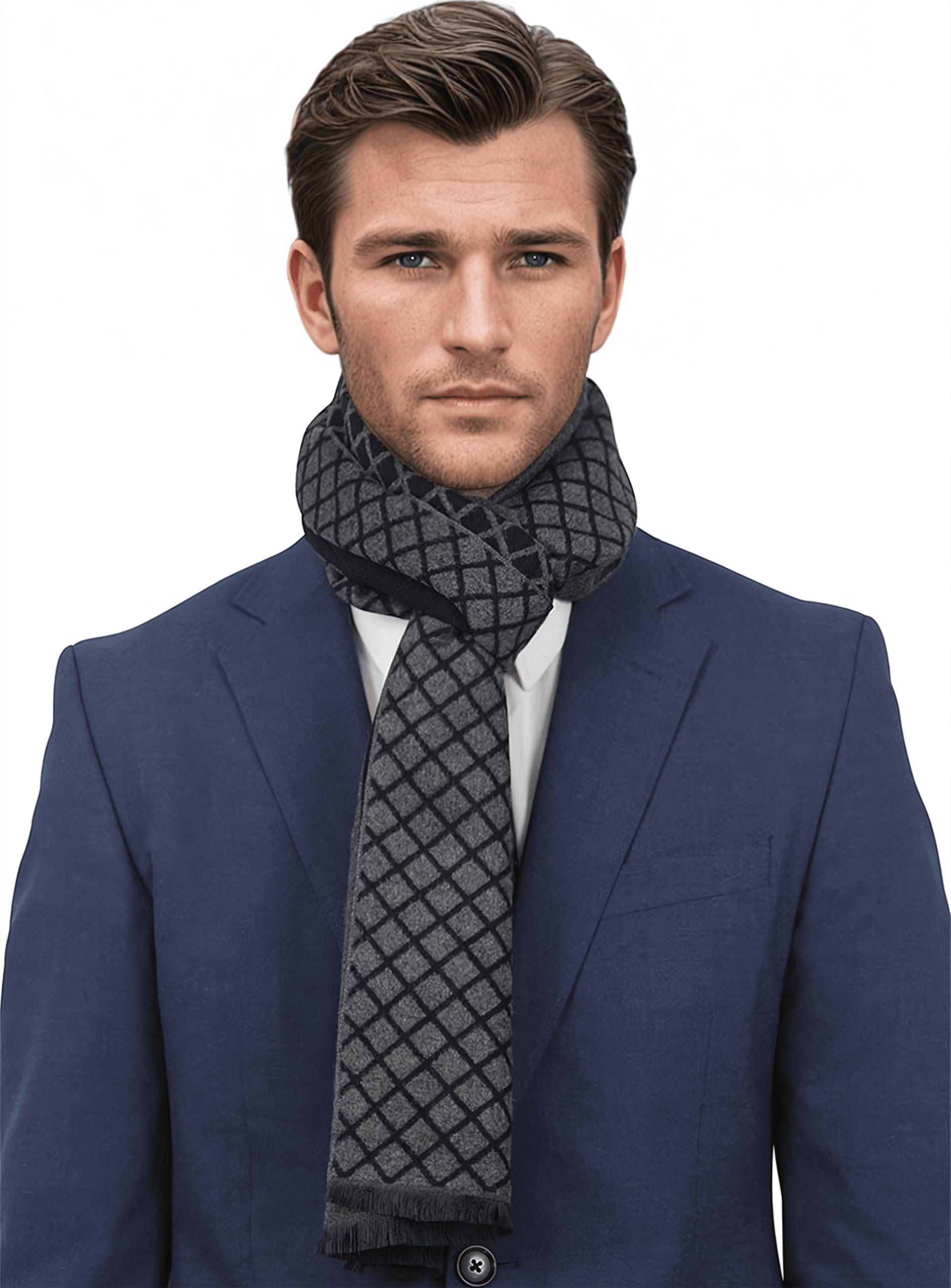 Mens Scarf Gift Boxed Premium Scarf for Men. Ultra Warm, Soft, Durable & Stylish, Mens Scarf Winter-image-21
