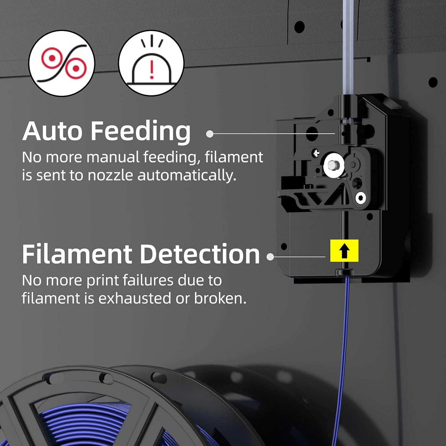 review Voxelab 3D Printer Aries, Frame Structure FDM Printing Machine, Easy Auto Leveling, WiFi USB Connection, Filament Detection and Resume Printing, Large Printing Size 200*200*200mm