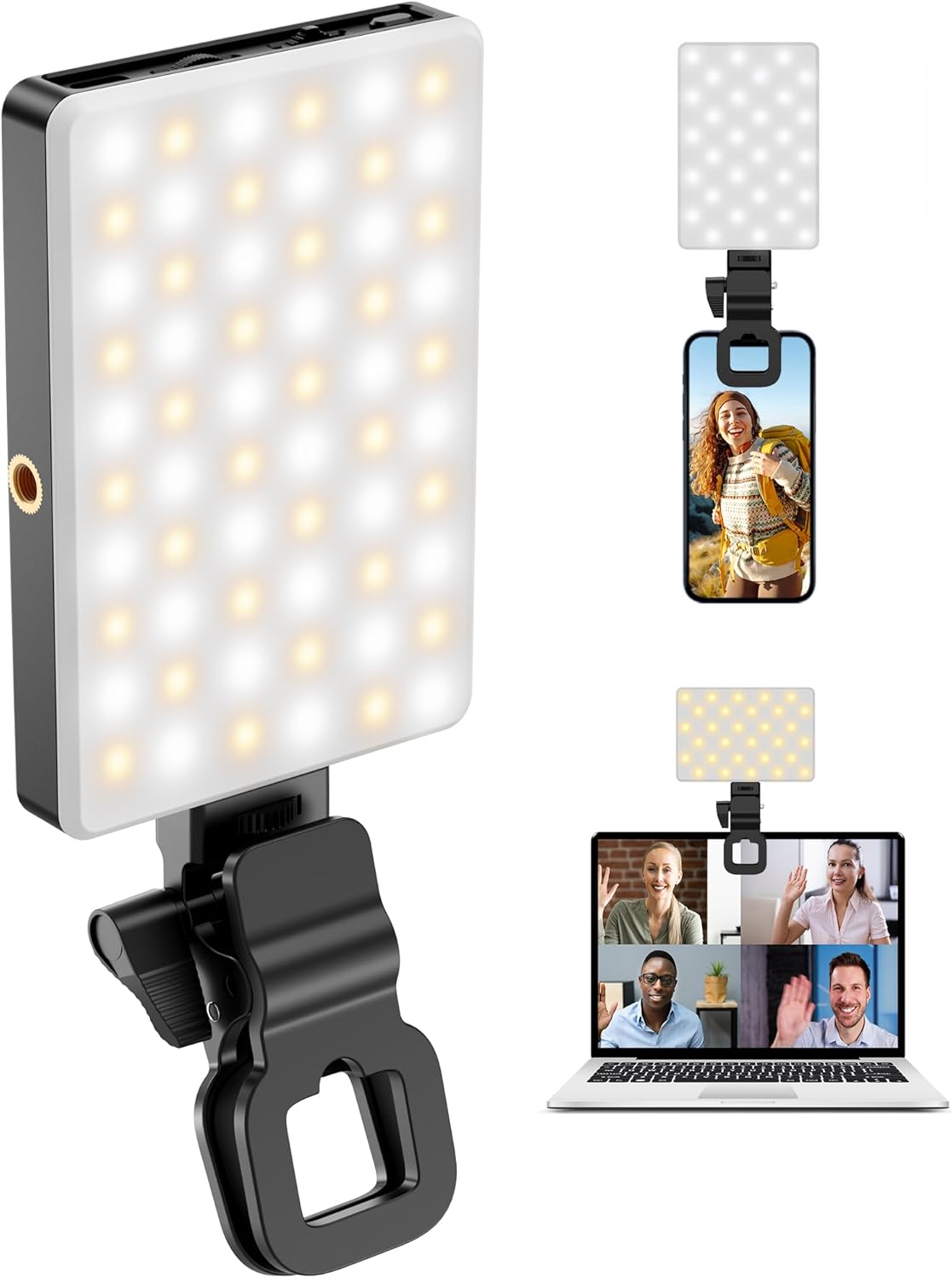 120 LED Selfie Light,Phone Light is Kind of Clip on Light