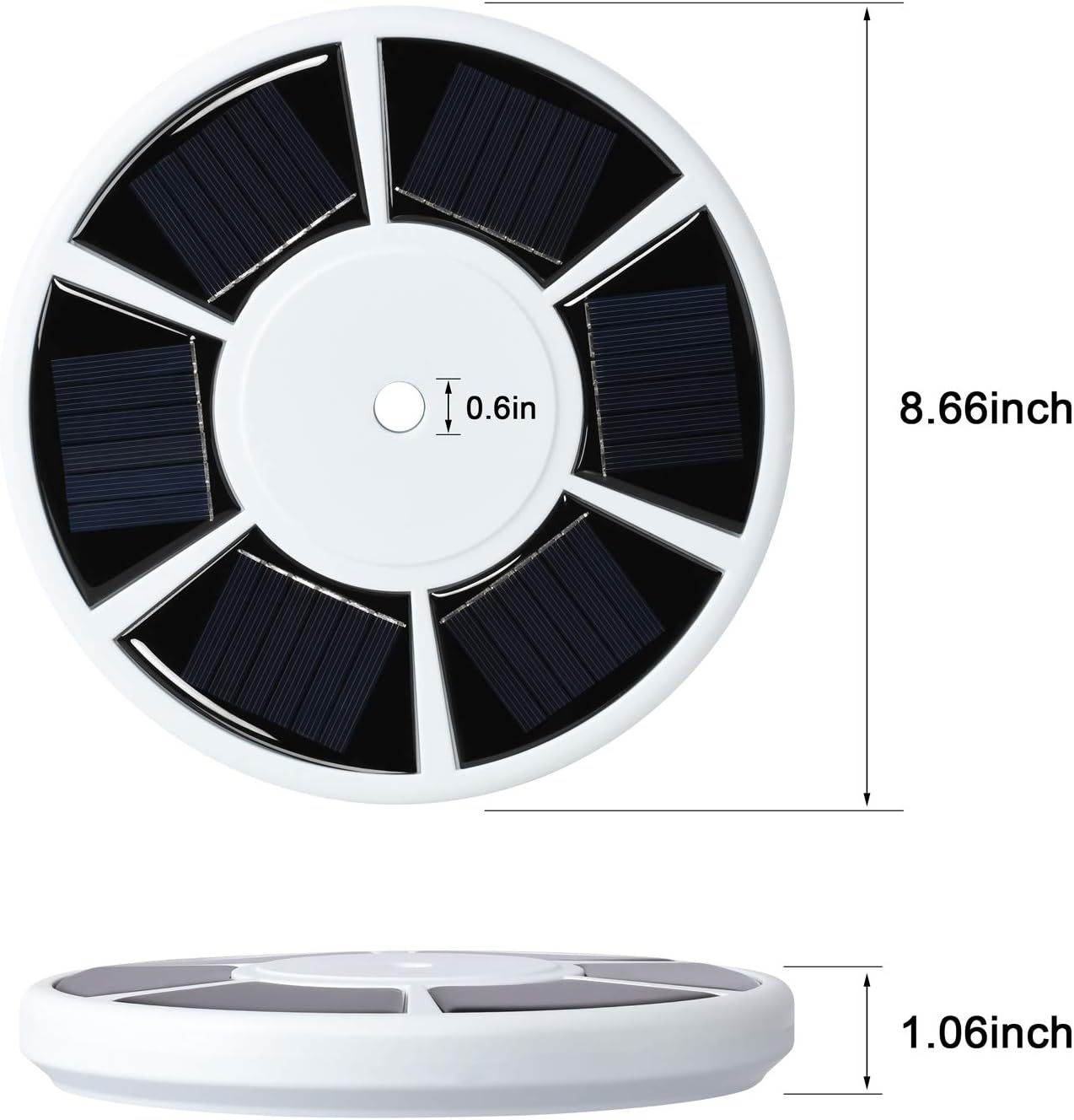 WeValor Solar Flag Pole Light, Super Bright and Longest Lasting Led Solar Powered Flagpole Light for Most 15 to 25Ft Flag Poles, Waterproof Flag Lights Fits 0.5" Wide Flag Ornament Spindles (White)