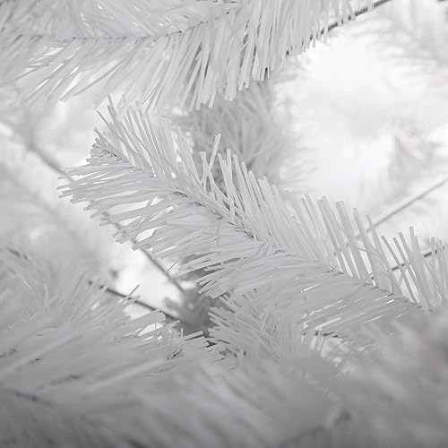 Miniatura 7 de Árbol de Navidad artificial de PVC (cloruro de polivinilo) con 1,500 puntas magnífico, árbol de Navidad de pino sintético, de 8 pies (2.44 m) de