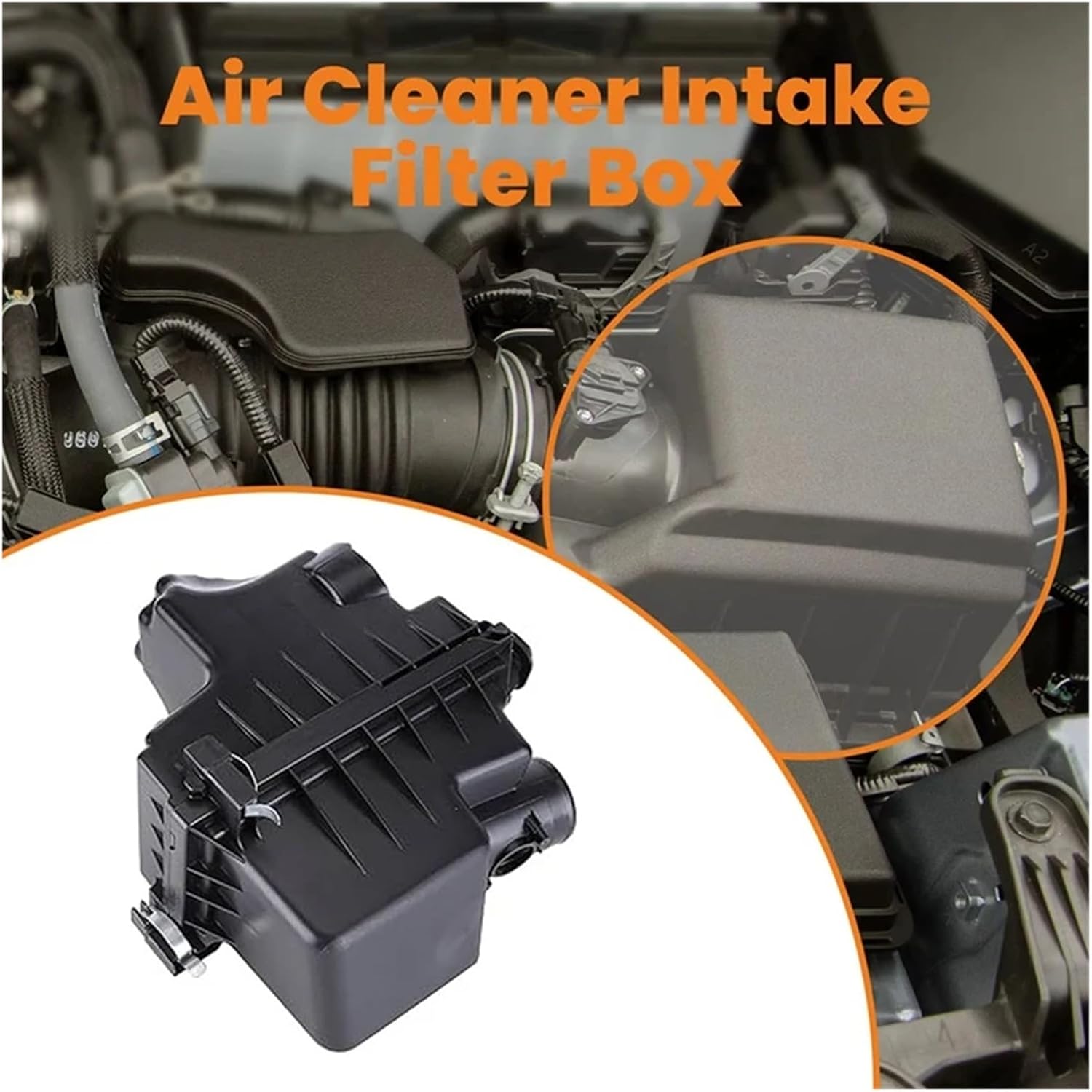 A32U-Air Intake Cleaner Box Housing Assembly Fit For Corolla LE 1.8L 2020 2021 2022 Air Filter Cartridge 17700-37370