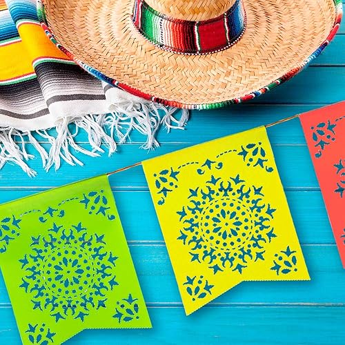 Miniatura 4 de Super Z Outlet Bandera multicolor arcoíris de 12 pies de largo con diseño de guirnalda de sol del sol del sol del sol del sol del sol para