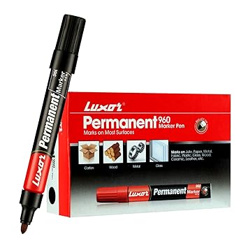 Luxor 960 Permanent Marker Black Box Of 10 Amazon In Office Products Luxor 960 Permanent Marker Black Box Of 10 Amazon In Office Products