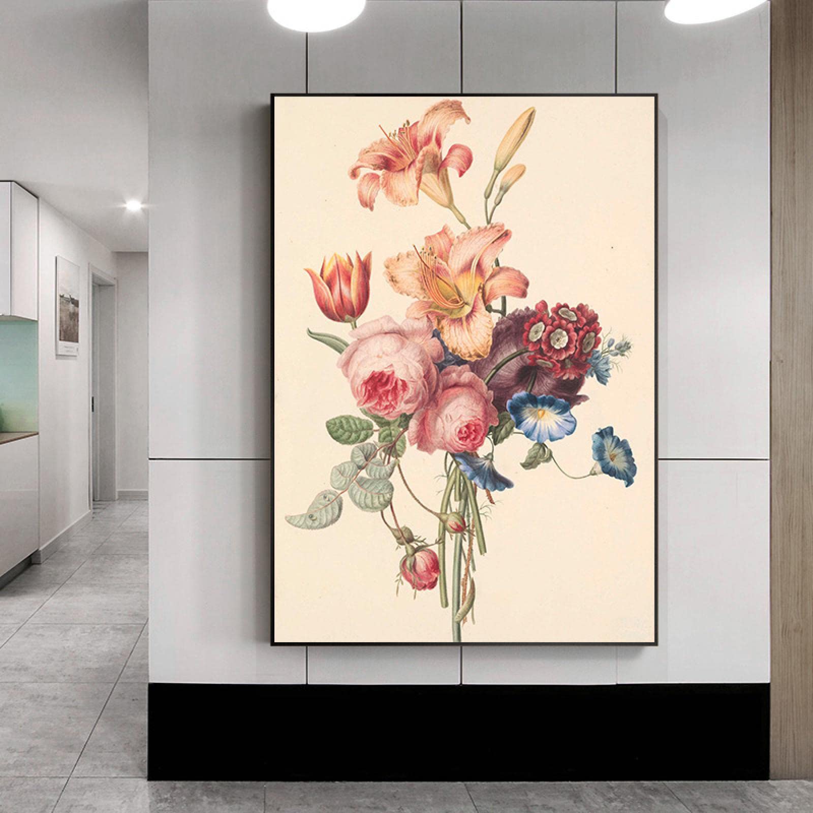 Affiche vintage fleurs de style nordique pour intérieur - 8
