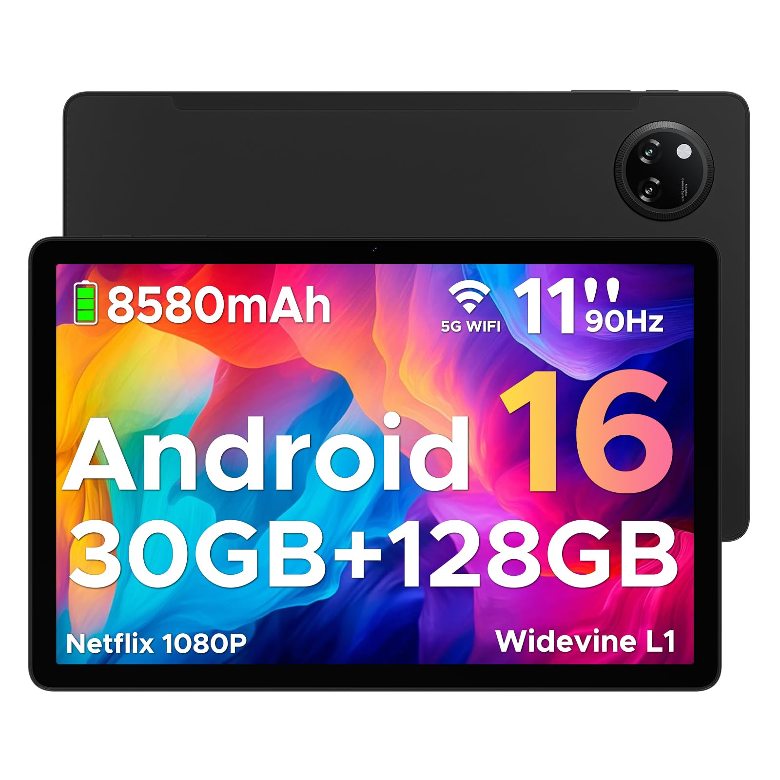 DOOGEE Tab A9 Pro+ Android 16 Tablet 11 inch, 30GB RAM+128GB ROM