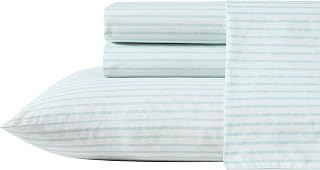 Tommy Bahama - Cotton Queen Size Sheet Set with Fitted Sheet & Pillowcases