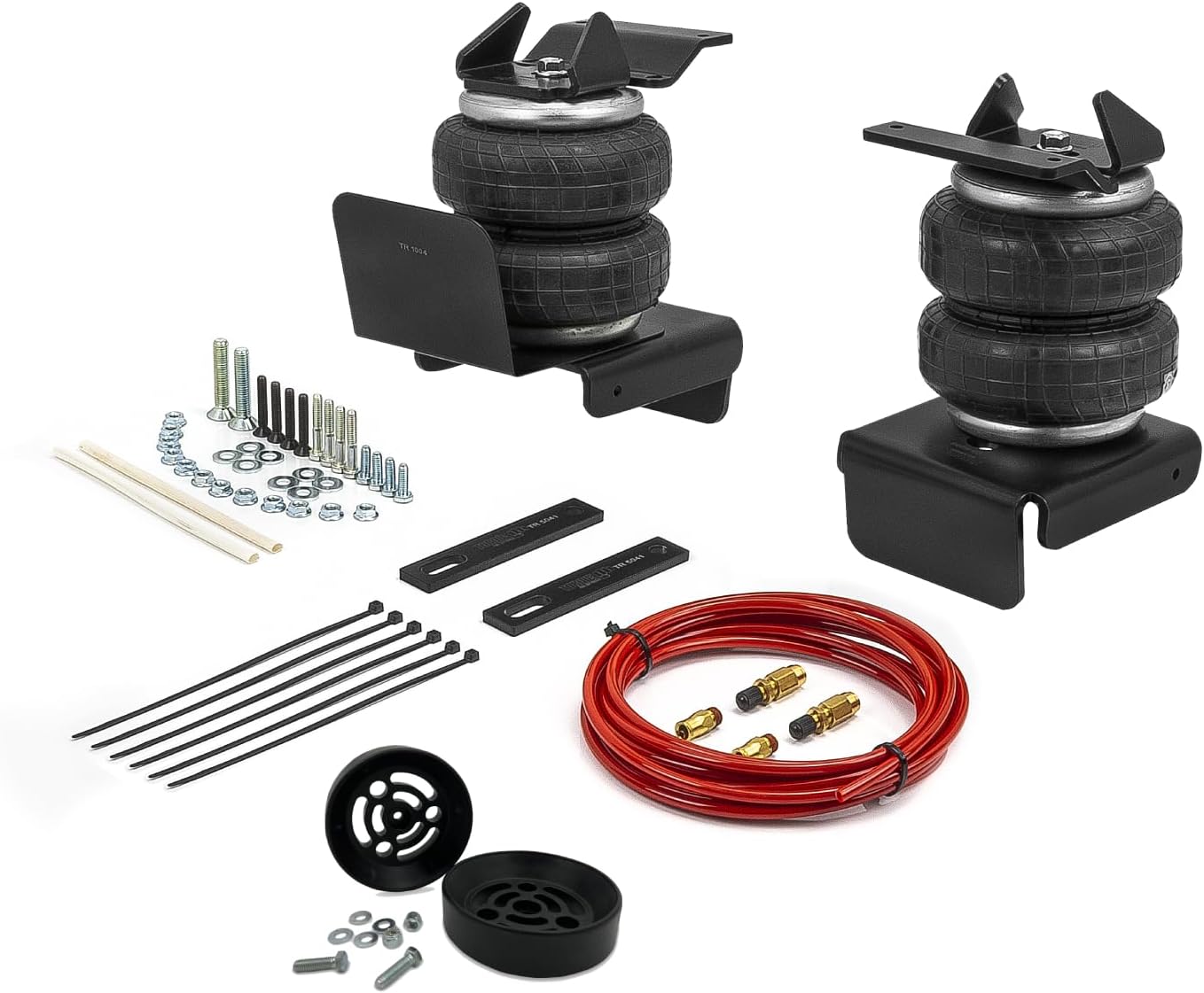 TORQUE Cradle and Air Suspension Bags Kit for 2019-2024 Chevrolet Chevy Silverado 1500 and GMC Sierra 1500 Rear Helper Bag Spring Towing 5000 lbs
