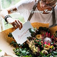 Vista 7 de Jutom 500 hojas de cartulina brillante de 8.5 x 11 pulgadas, papel metálico blanco perlado de 80 libras, 8.11 oz/m², papel de impresora de doble