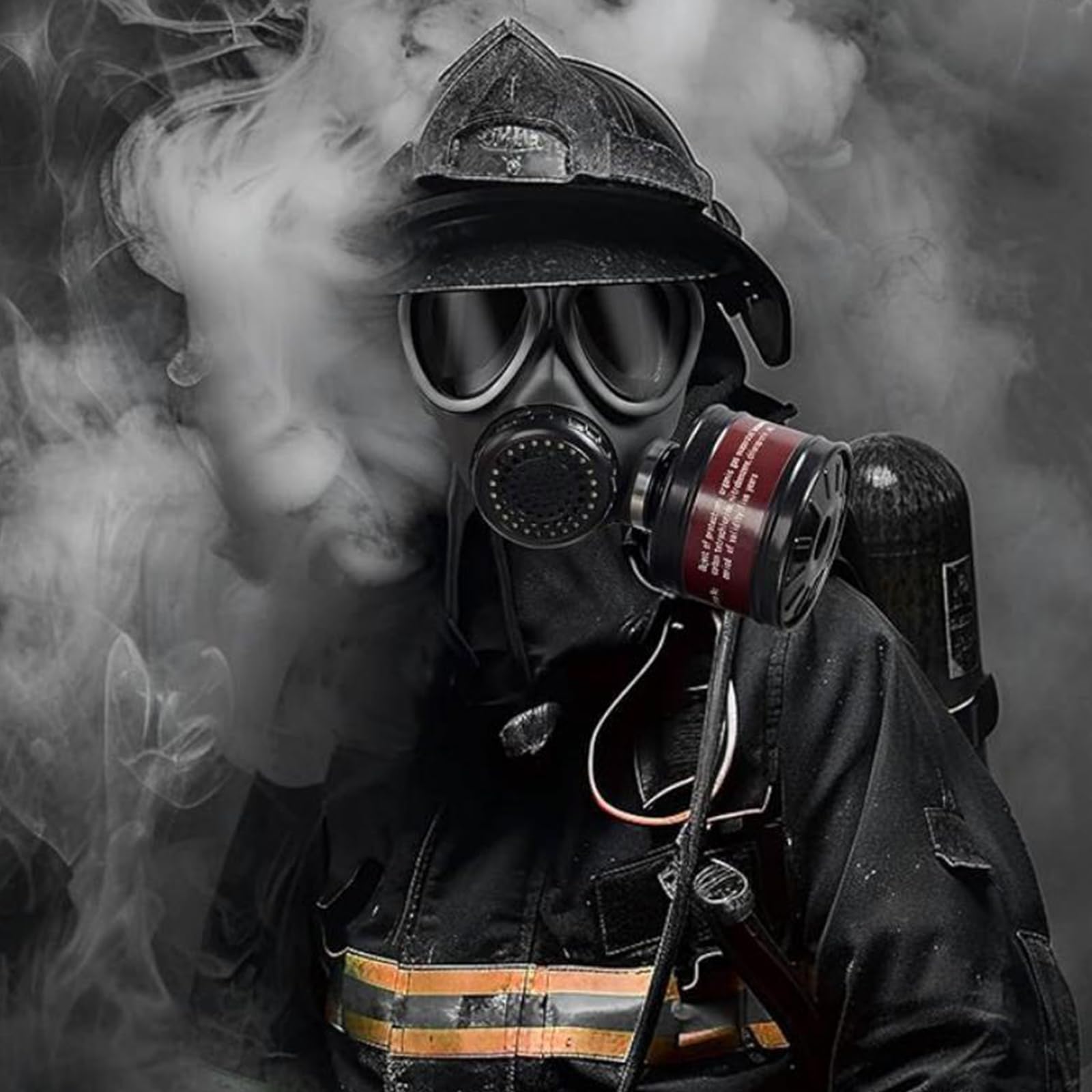 Maschera a pieno facciale Maschera respiratoria riutilizzabile con cartuccia filtrante Copertura protettiva per occhi e naso Protezioni da lavoro Respiratore riutilizzabile Copertura facciale