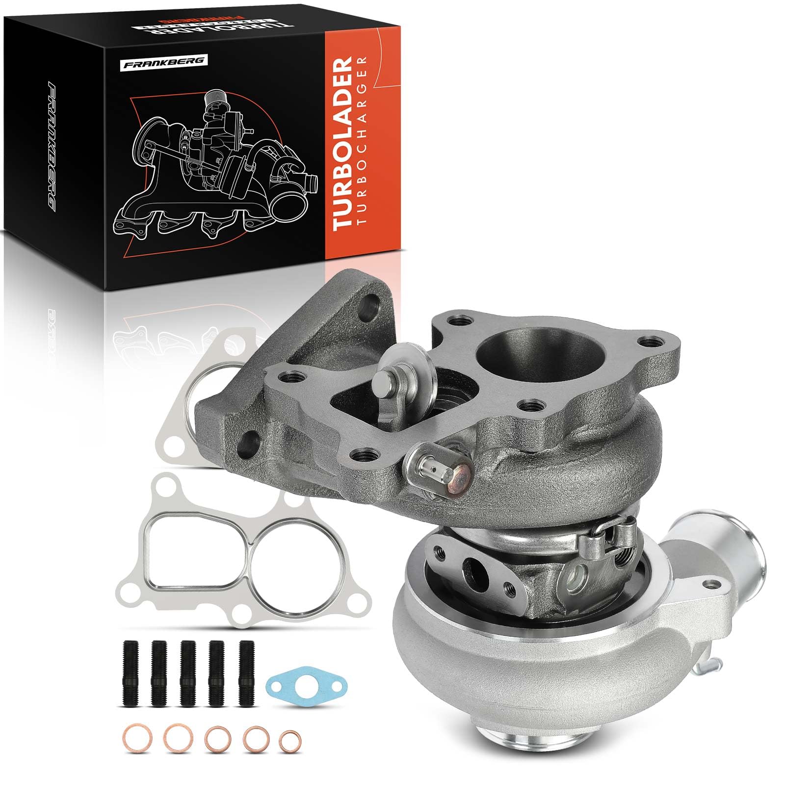 Frankberg Turbocompressore 49135-02110 | Compatibile con: Pajero Sport I K7 K9, L200 K5T K6T K7T, H-1 Box A1, Galloper JK-01, Autobus H-1/Starex A1