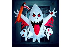 Cierra's Ghostly Boo for a Creepy Window View