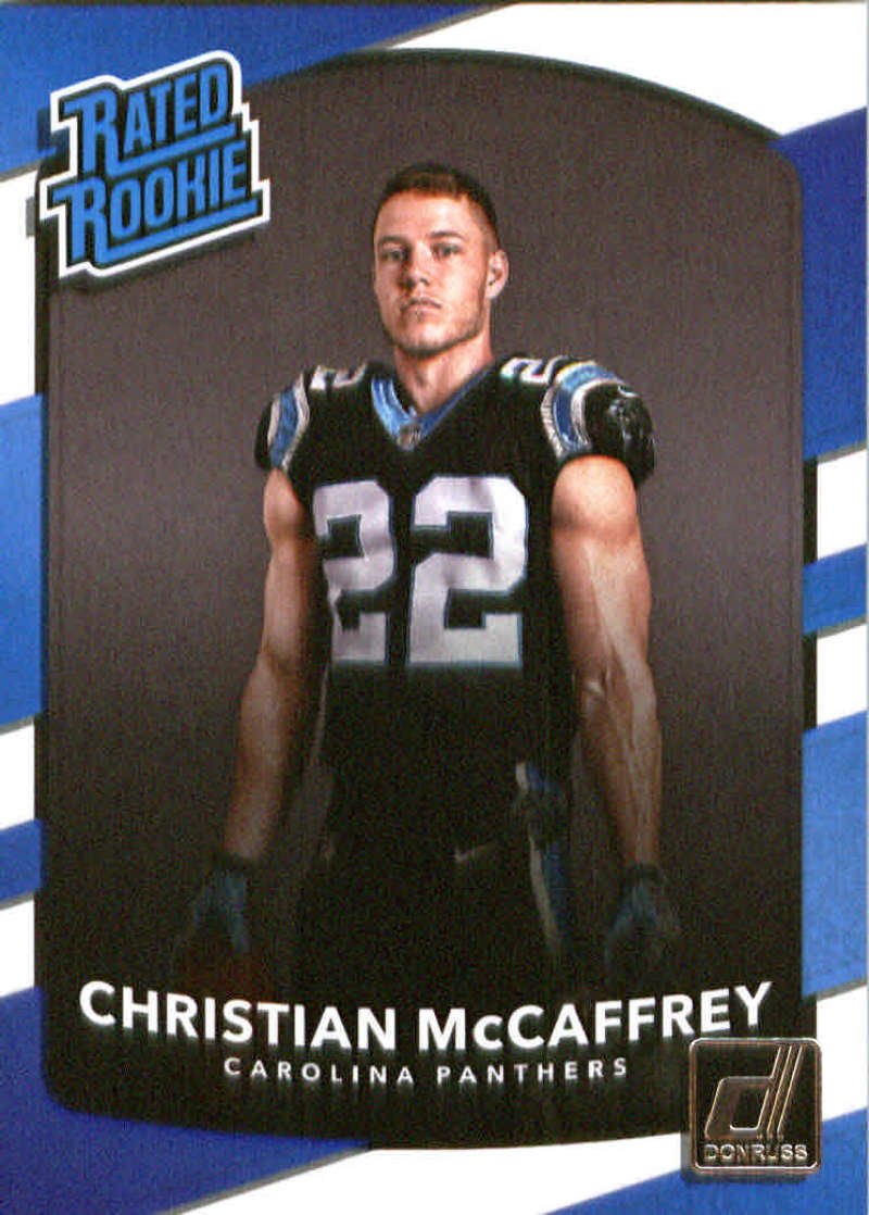 2017 Donruss #318 Christian McCaffrey Carolina NM-MT Football Rated Rookie