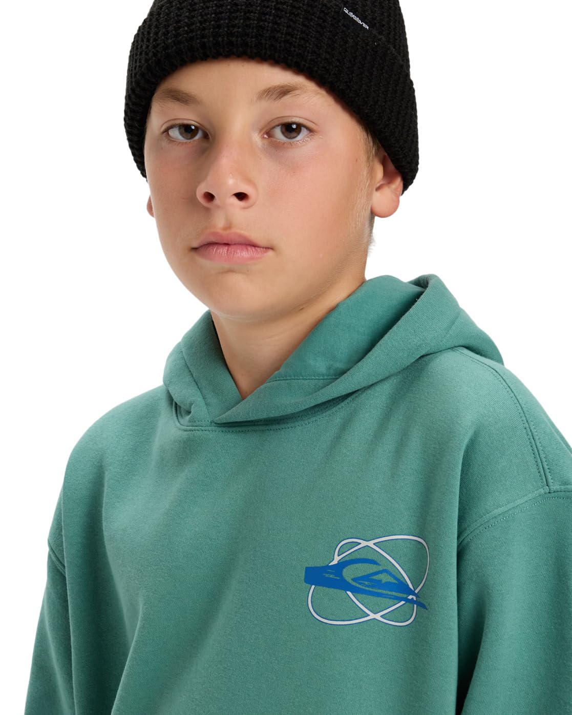 Quiksilver Green Salt Water Graphic Hoodie 14 Years