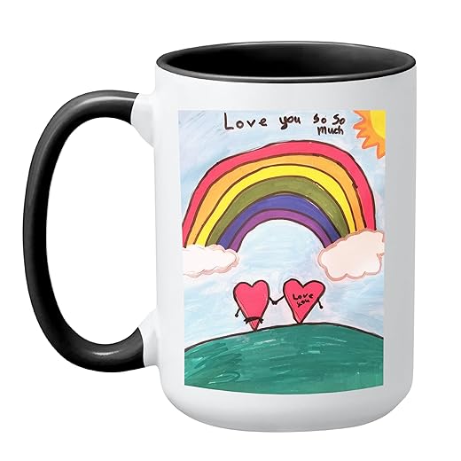 Let's Make Memories Personalized Photo Mug-Custom Coffee Mug- 11oz- Black Handle- For Christmas - Stocking Stuffer - For Dad - For Mom - Friend - Co-Worker - For Him - For Her