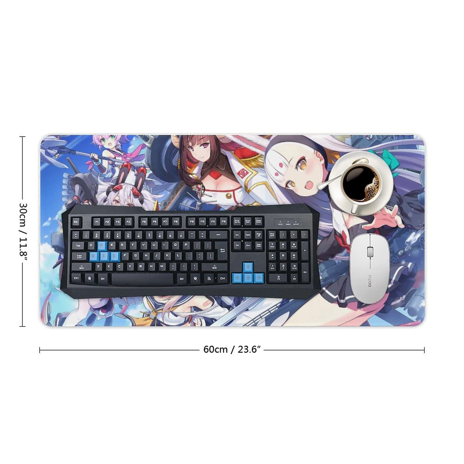 Amazon.co.jp: アズールレーン 大型 ゲーミングマウスパッド 30x60cm 