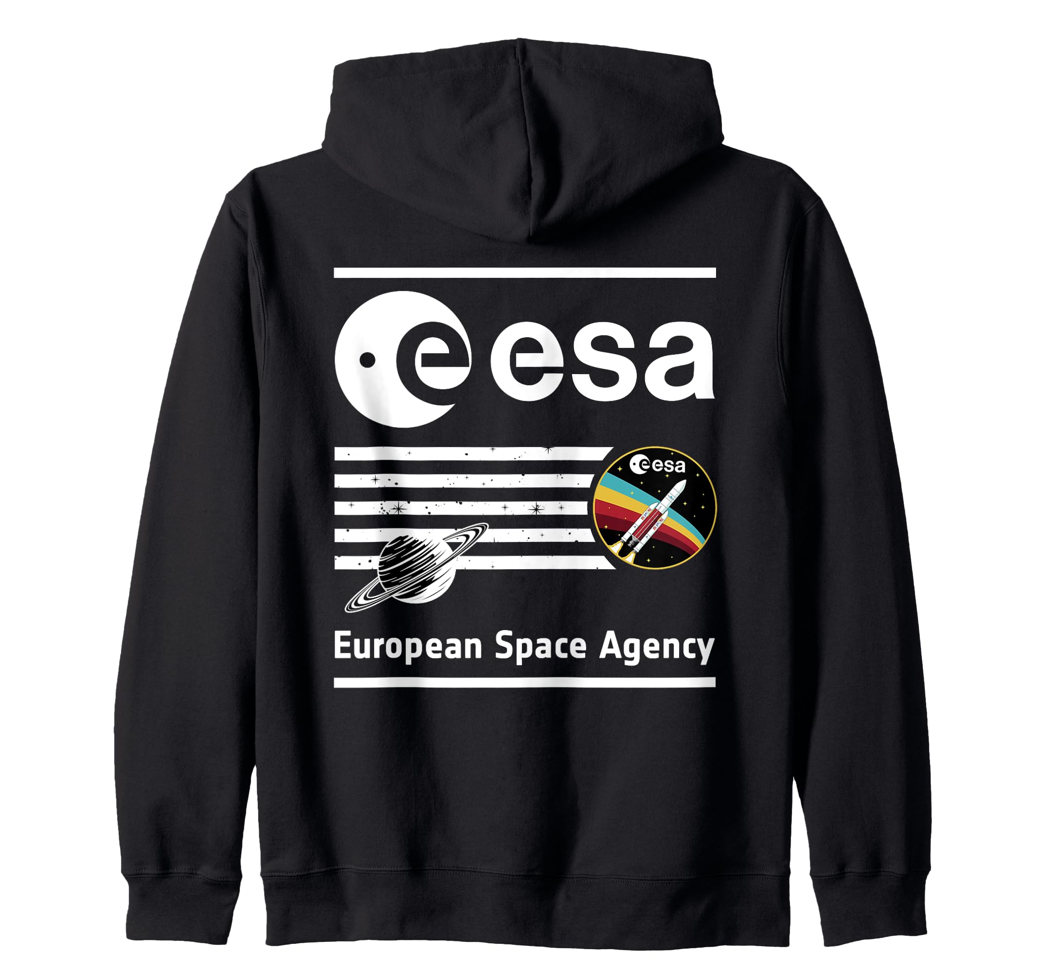 Sweat Vintage ESA Agence Spatiale Européenne - Ariane 5, Coton/polyester, Coupe Classique