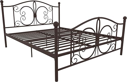 Miniatura 42 de DHP Bombay - Cama de metal Blanco,bronce