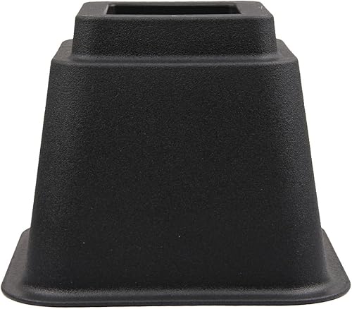 Miniatura 5 de Elevadores de cama o muebles ajustables de 8 pulgadas de 8, 5 o 3 pulgadas de altura, elevadores de cama resistentes, 8 piezas