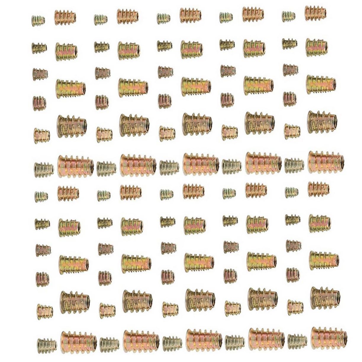 ABOOFAN 460pcs Furniture Socket Screw Inserts Nut Mounting Screws for Wood Furniture