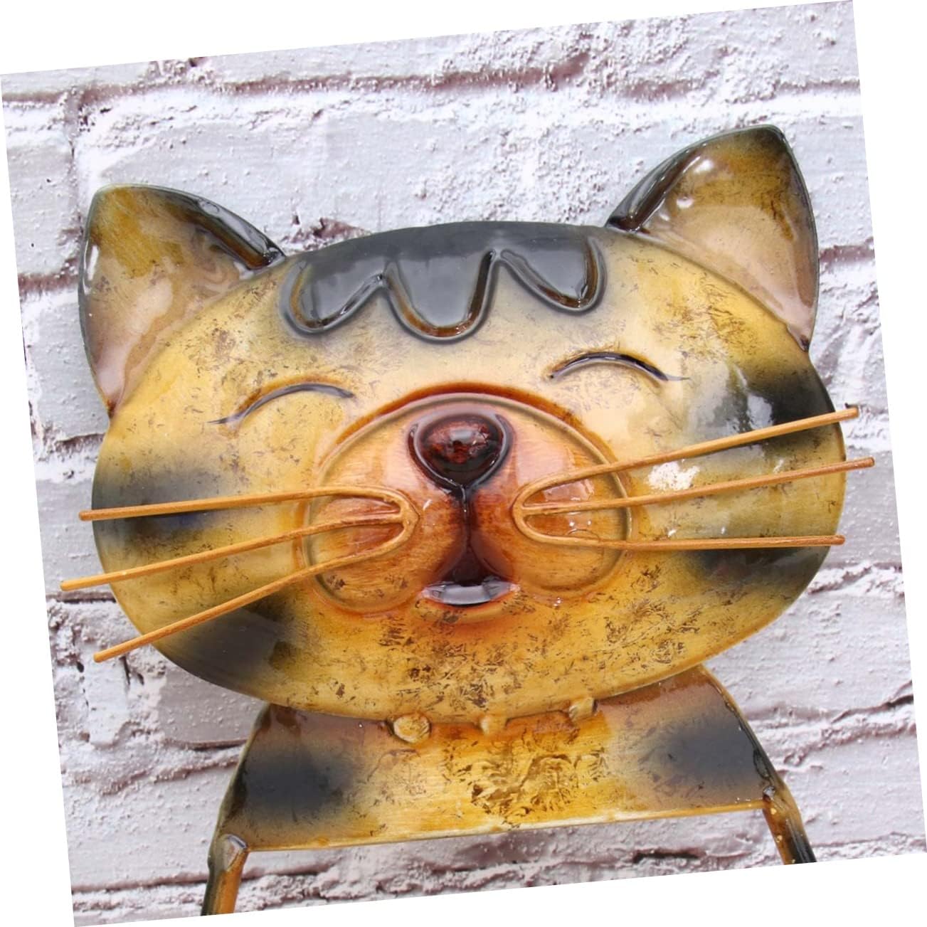DOITOOL Wall Mount Toilet Paper Holder Cat Bathroom Wall Decor Paper Storage Rack