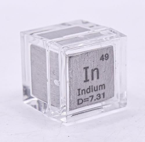 Miniatura 330 de Cubo de metal cobalto de 0.39 pulgadas (0.394 in) hasta un 99.9% puro elemento de tabla periódica de densidad grabada, colección de bloques