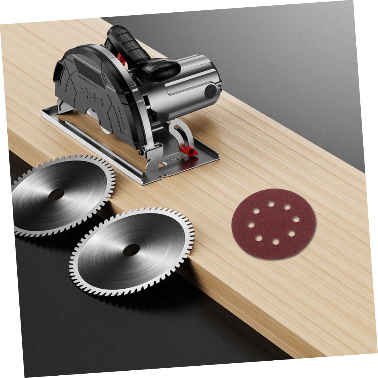 Cabilock 35pcs Drywall Sanding Disc: 8 Hole Grinding Abrasive Drywall Sander Pad for Cable Drywall Sanderaper Sandpaper for Home Walls Red