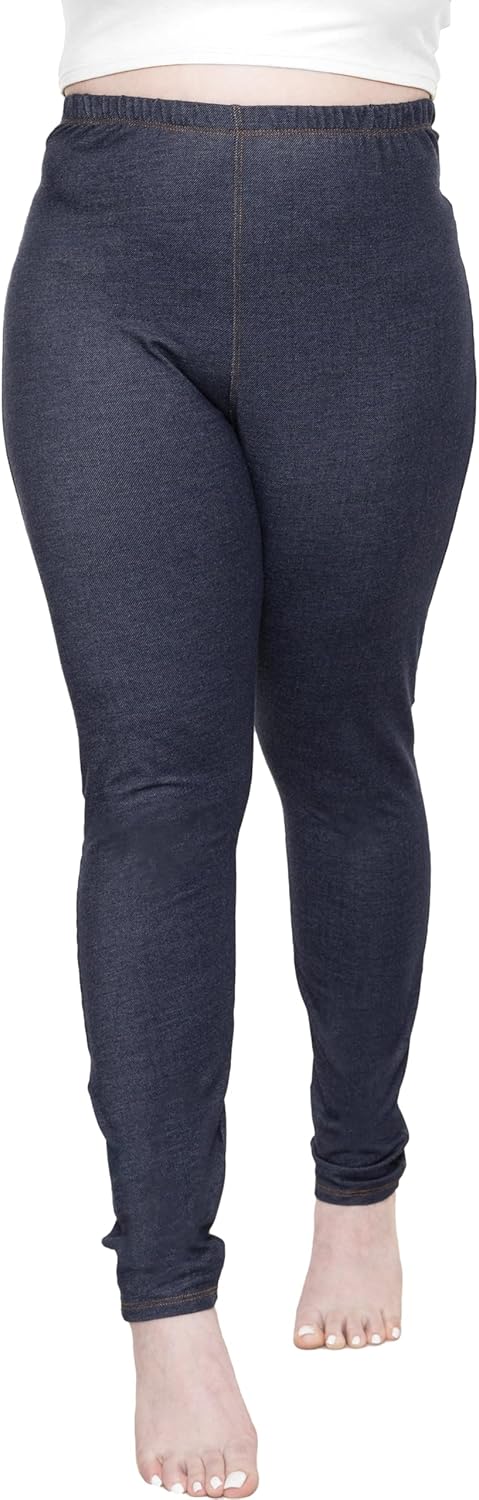 STRETCH IS COMFORT Women's and Plus Size Oh So Soft Knee & Full Length Leggings | Lots of Prints | Adult Sizes S-7X