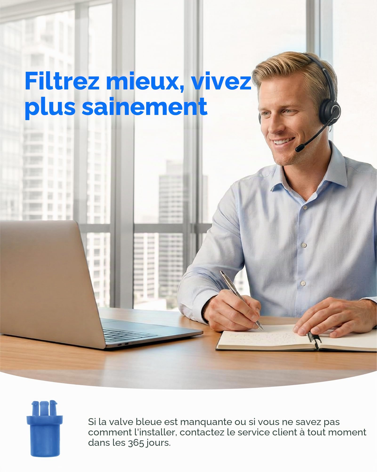 Waterdrop Cartouche de Filtre à Eau, Remplacement pour Brita® Maxtra+® Plus, Maxtra Pro® All-in-1, Compatible avec Brita® Carafe Filtrante, Réduire les PFAS, PFOA/PFOS, TÜV SÜD, NSF Certifiée (12)