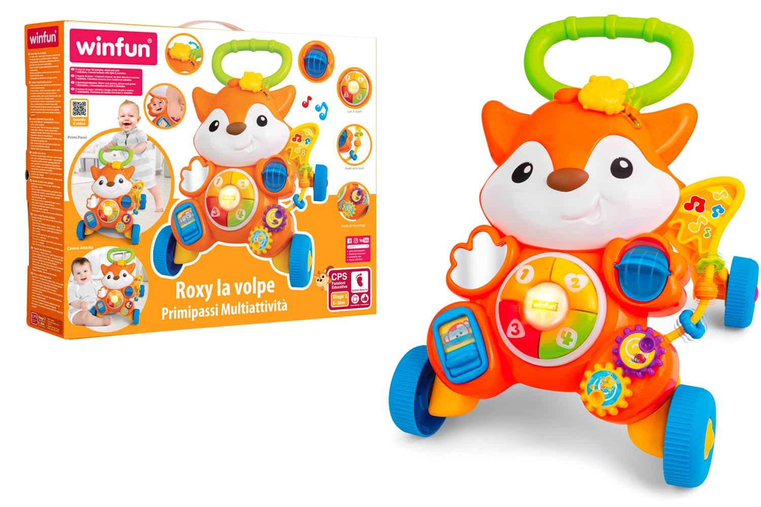 Winfun Roxy la Volpe Primi Passi Multiattività