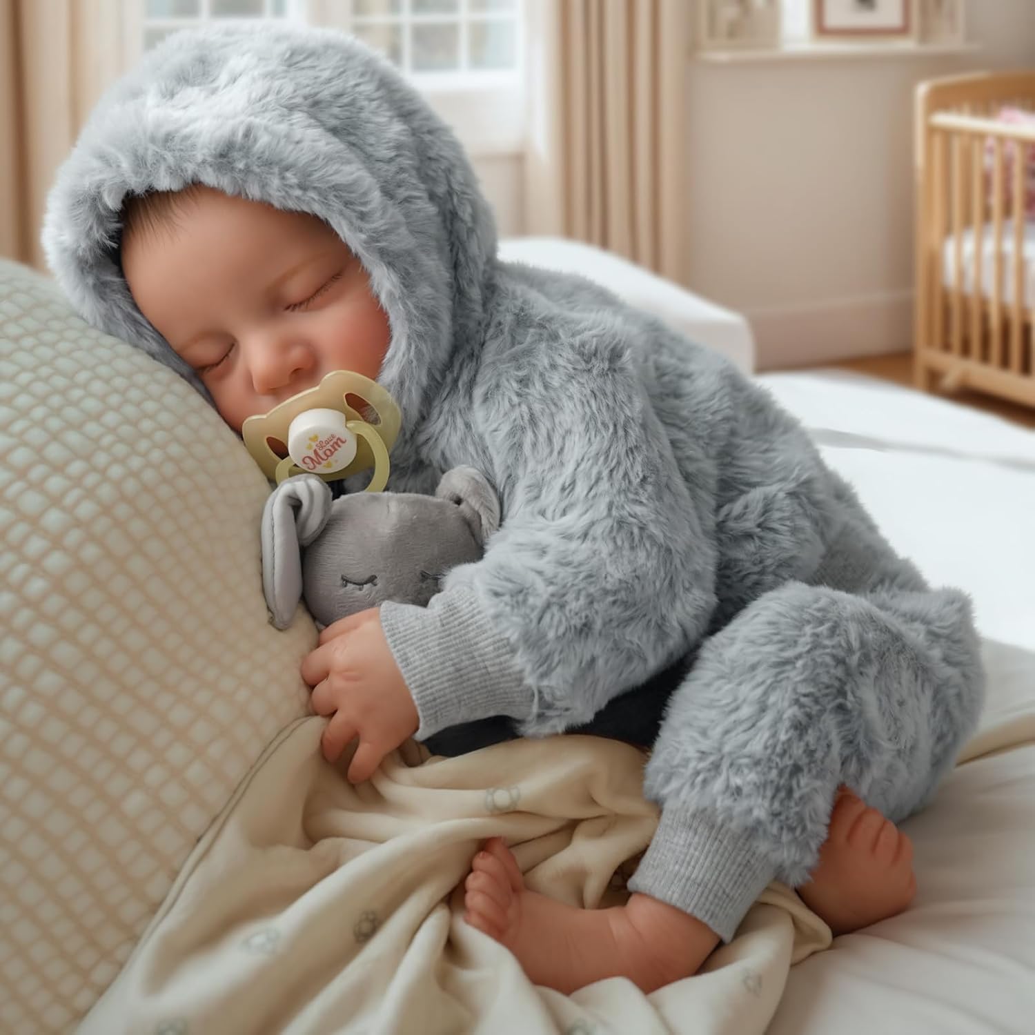Reborn Puppe Junge 17 Zoll Reborn Baby Lebensechte 45CM Babypuppen Puppe Wie Echtes Baby Silikon Babys Echte Babypuppe Newborn Reborn Doll