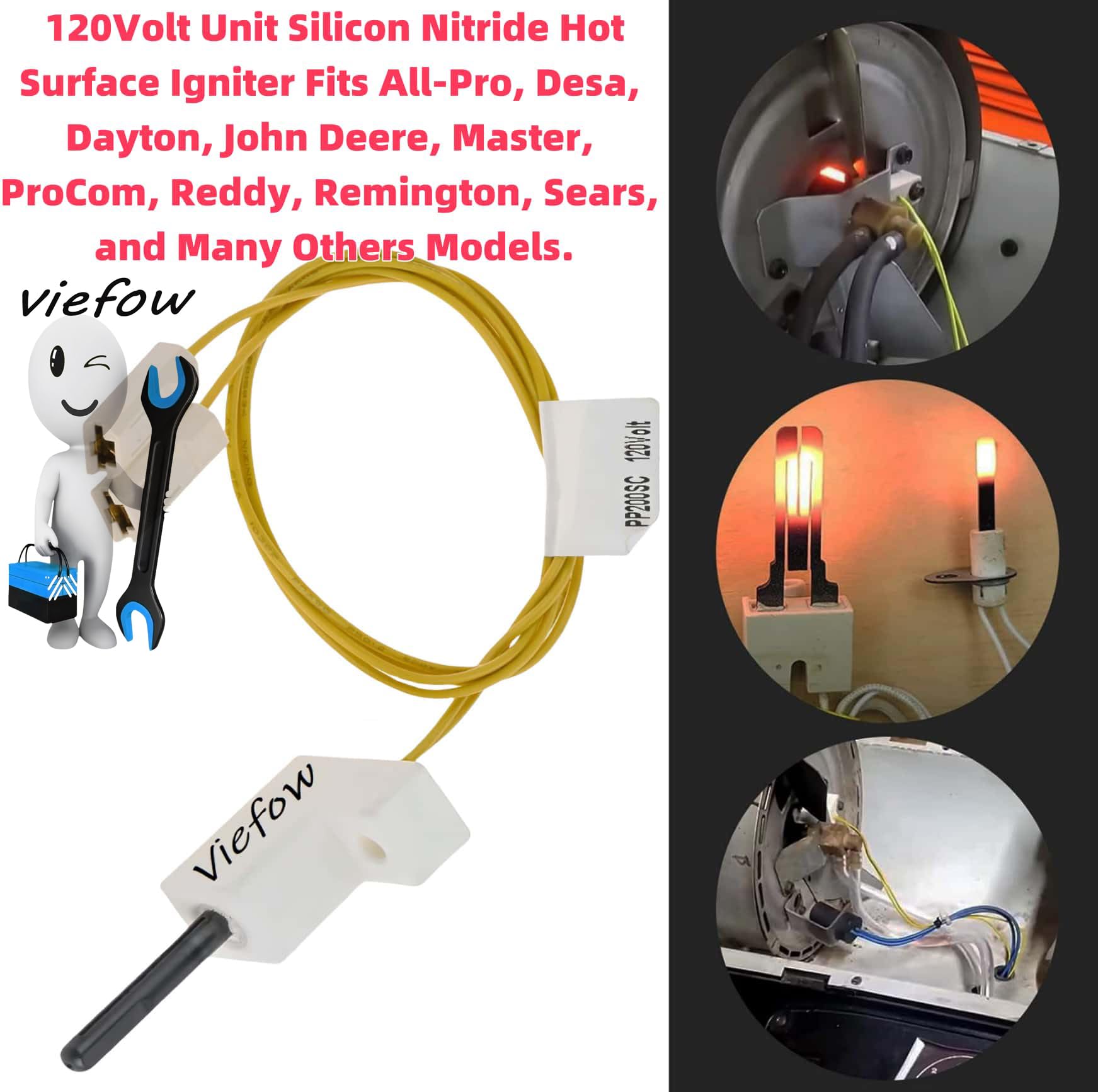 PP200SC PP200 HA1000 Hot Surface Igniter for Desa Reddy