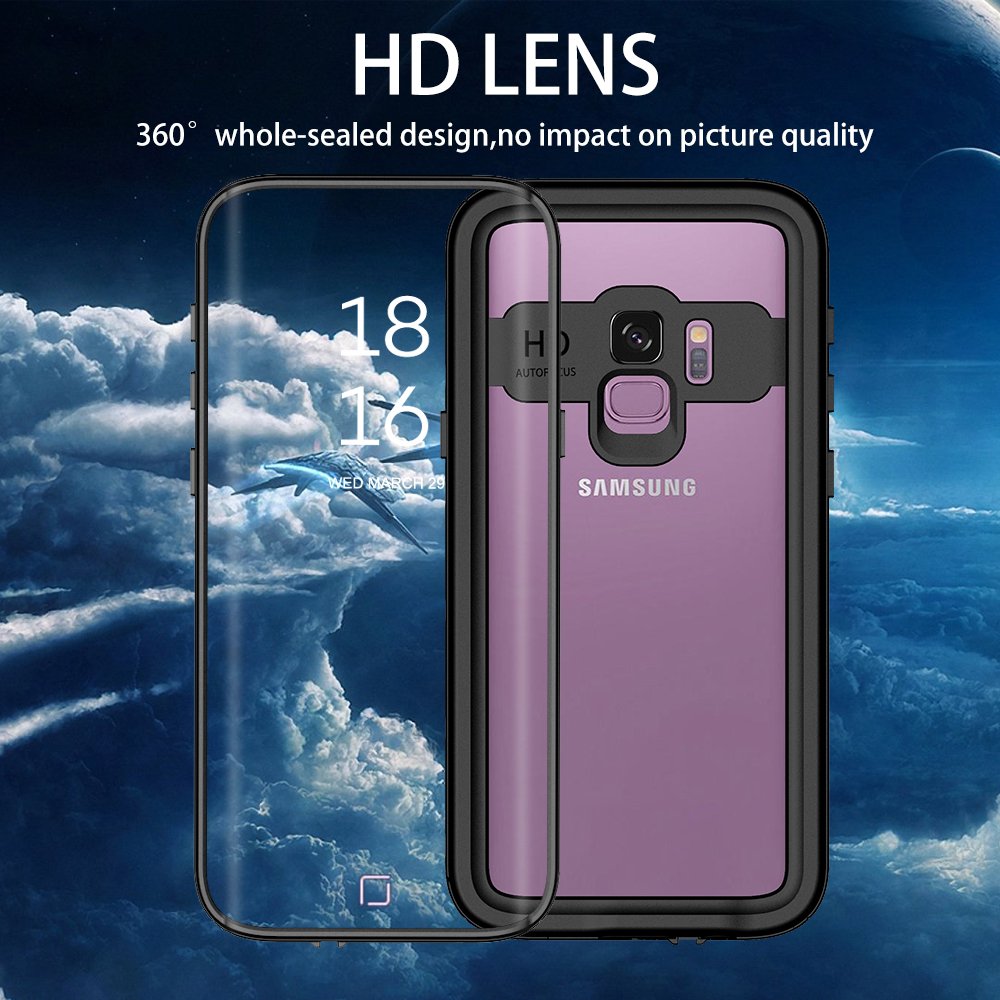 Amazon.co.jp: 防水ケース Samsung Galaxy S9 用 防雪 防塵 耐衝撃