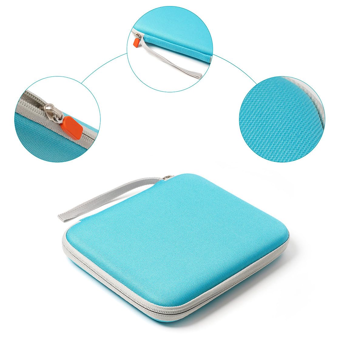 Card Case Holder for Yoto Card Binder Album Pouch Storage Organizer Sleeves Portable Soft Zipper Folder for Yoto Player Audiobook Card Amiibo Card 80 Pockets : Toys & Games