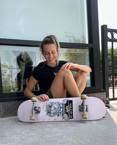 Miniatura 7 de Yocaher Patinetas de 31 x 775 pulgadas o 825 pulgadas o patineta Cruiser con tabla de patinaje de arce canadiense profesional ABEC-9 rodamiento de