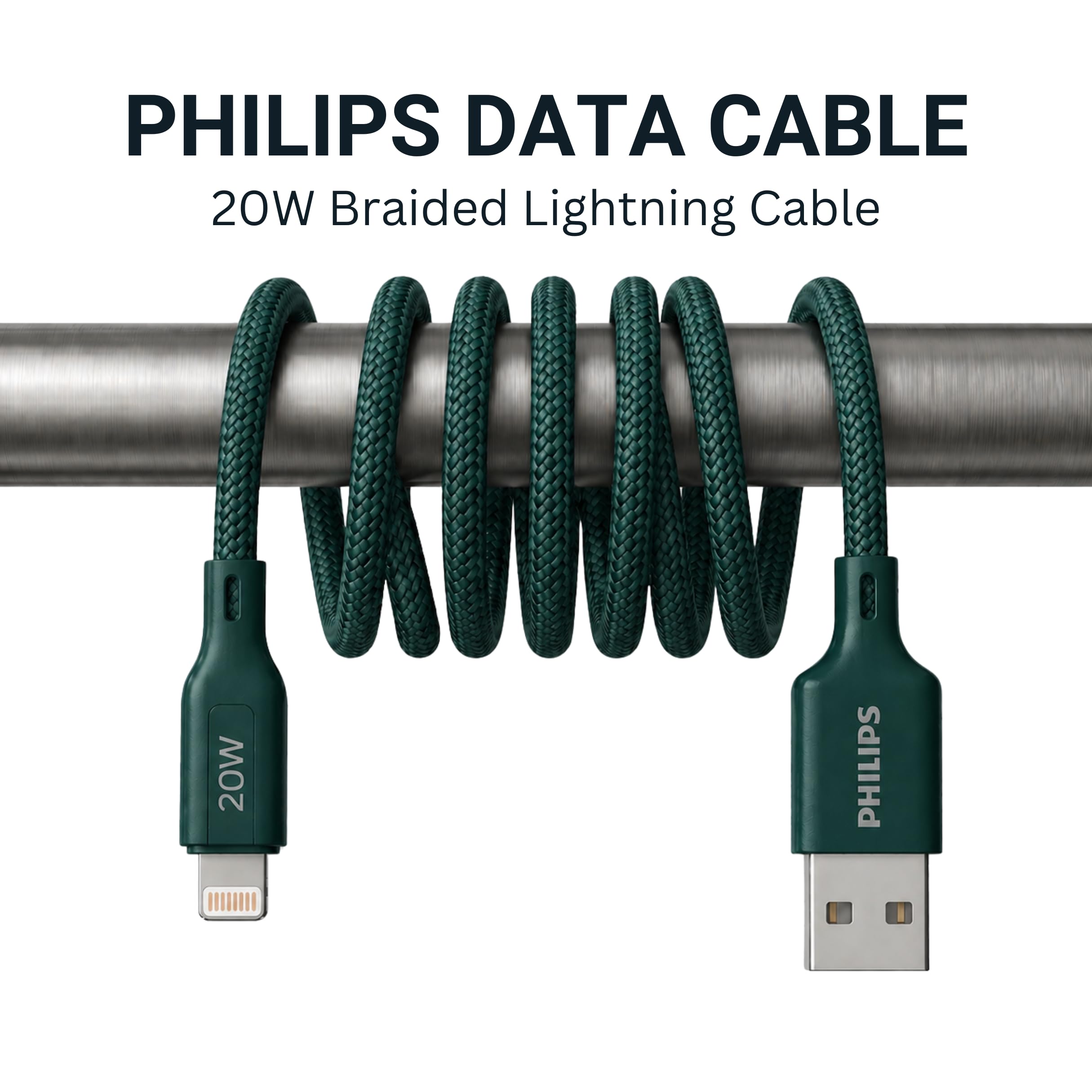 Philips 20W iPhone Lightning Cable - 1m -2