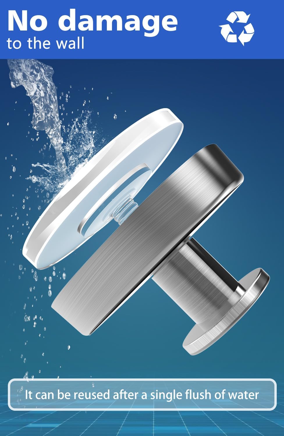 4 Pcs Suction Cup Hooks for Inside Shower, Stainless Steel Heavy Duty Towel Hook Shower Towel Holder for Bathroom, Kitchen, Glass Door, Mirror, Tile-Loofah, Towel, Coat, Bath Robe