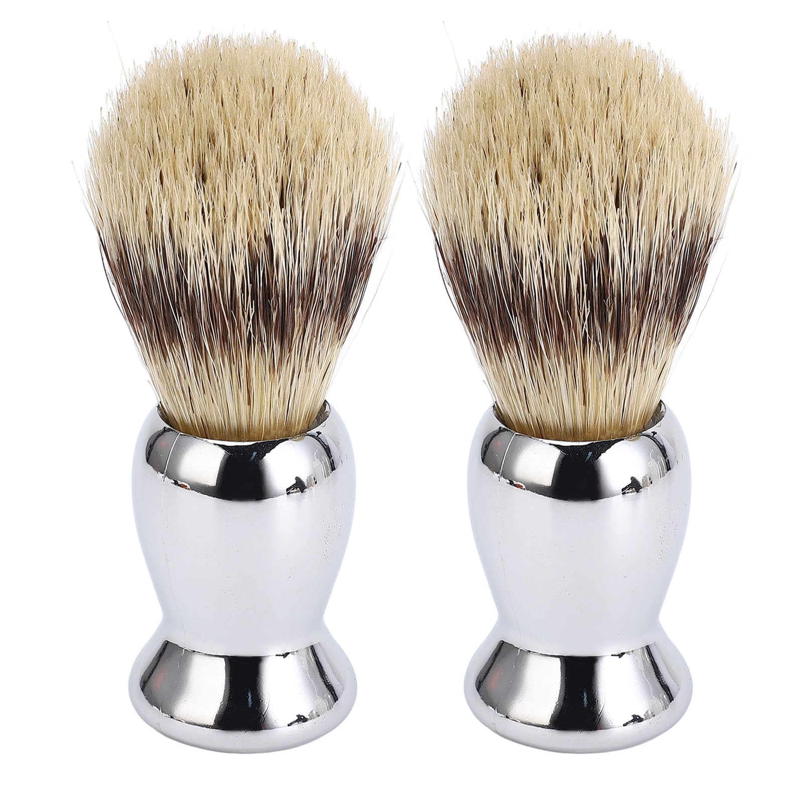 Hair Shaving Brush 2pcs Shaving Brush Long Soft Dense Brush Hair Men Foaming Cream Foam Shaving Beard Brush with Handle