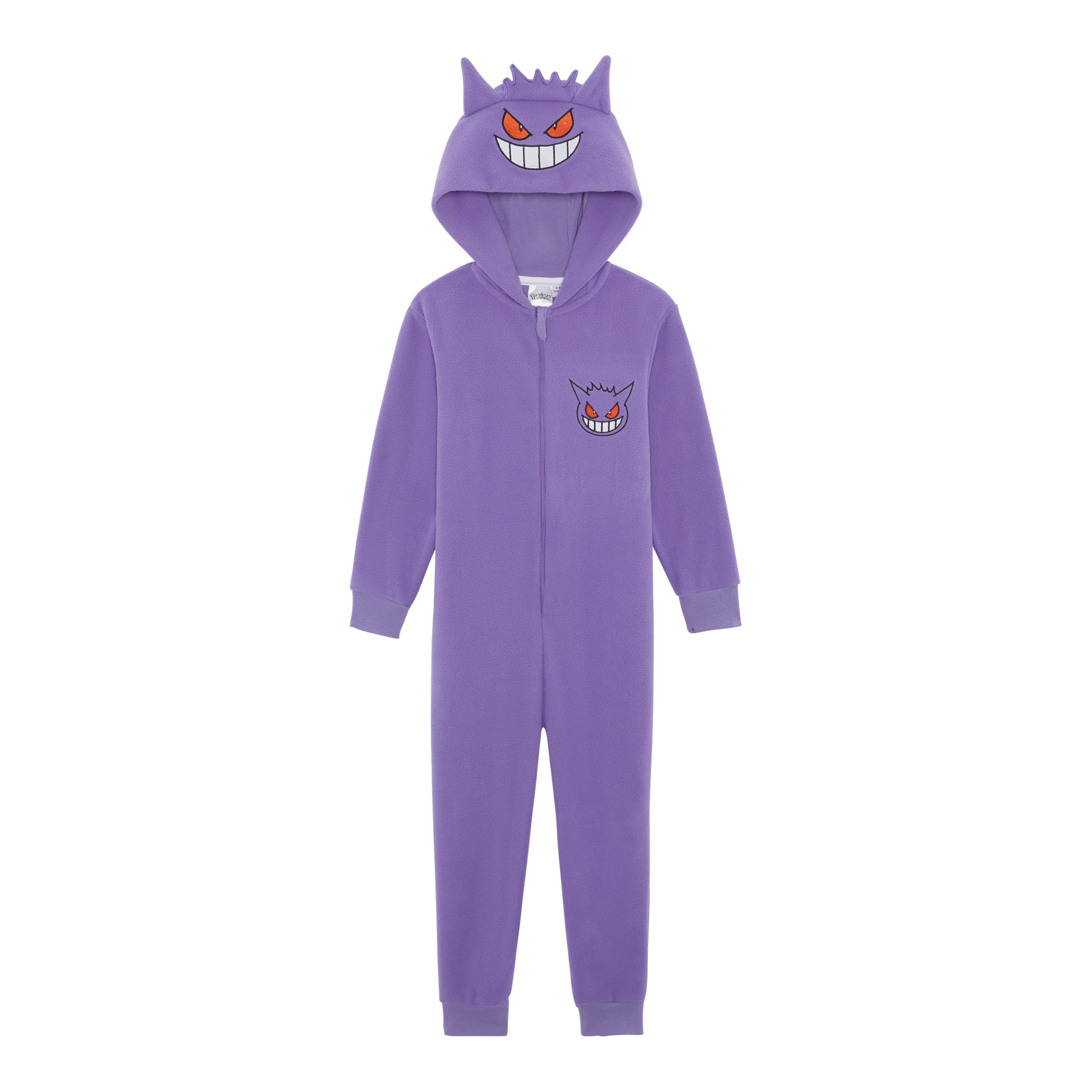 Pokémon Boys Gengar Pokemon Or Girls Hooded Onesie, Purple, Age 5-6 Years