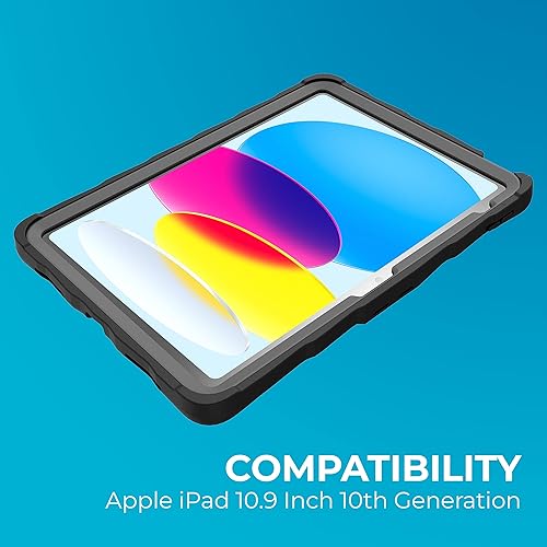 Miniatura 2 de Gumdrop DropTech - Funda transparente para iPad de 11 generación (A16) 10 generación (10.9 pulgadas) A2757A2777A2696, resistente, delgada, ligera,