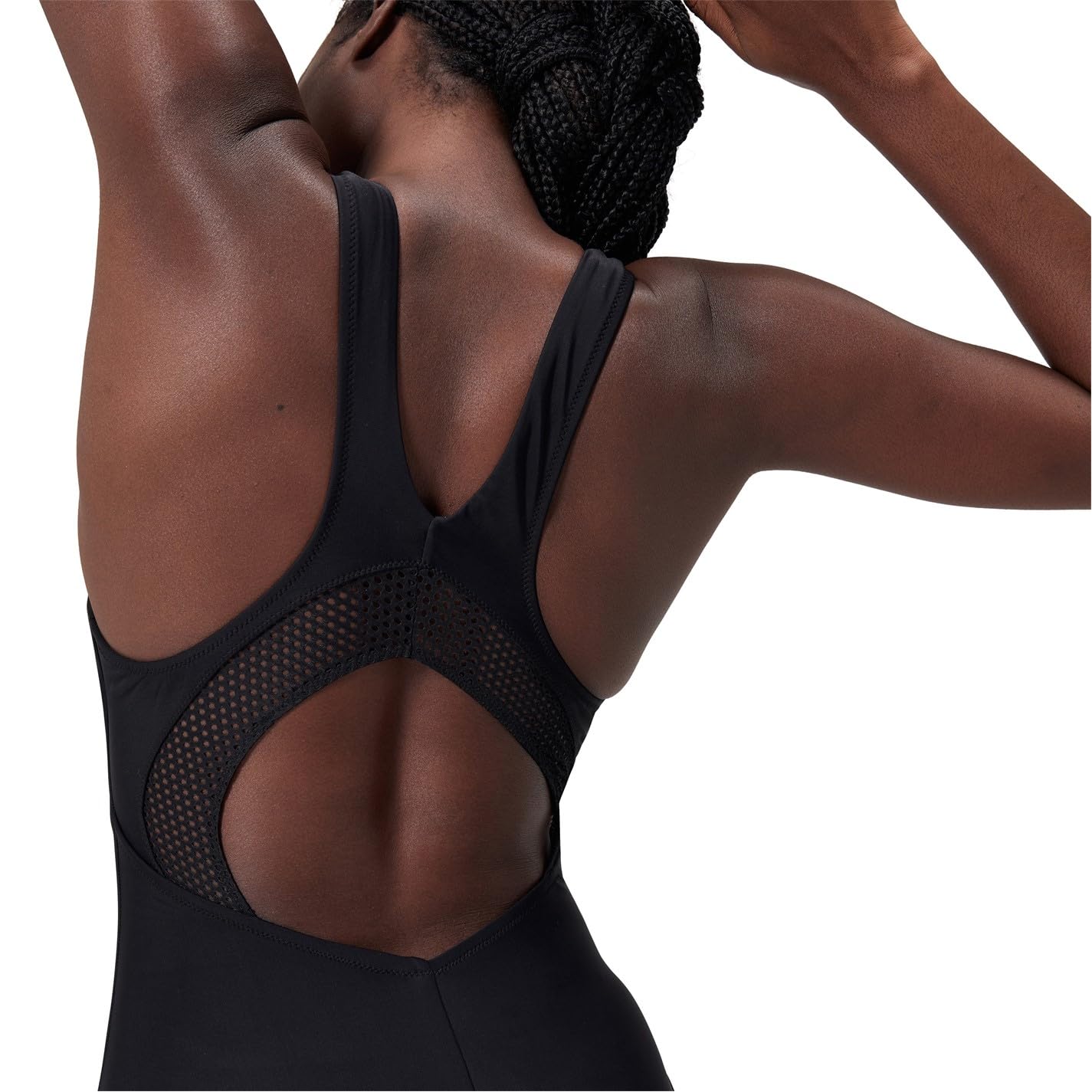 Speedo Solid Scoop Mesh 1 Piece Swimsuit Maillot de Bain Femme