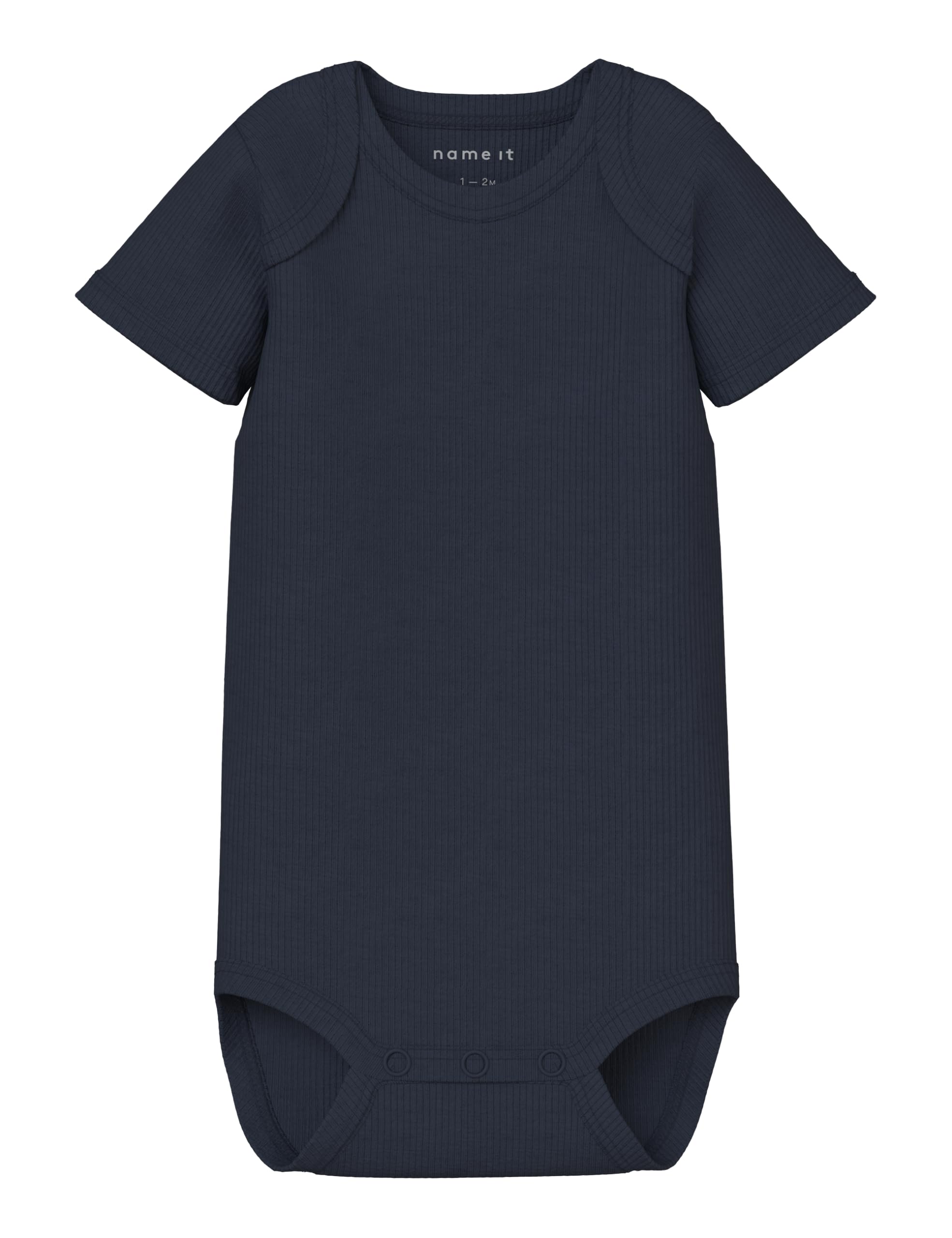 Name it baby Unisex Nbnbody 3P SS Solid Rib Noos (3 sztuki), niebieski (China Blue), numeric_92