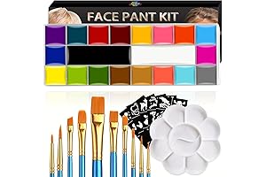 The Ultimate Face Painting Canvas: Our Non-Toxic Oil Paint Kit Unleashes Your Inner Artist