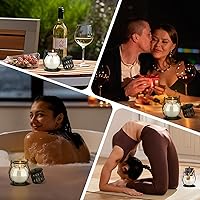 Vista 4 de Velas perfumadas para el hogar, paquete de 3 velas de aromaterapia de linterna retro para el hogar, juego de velas aromáticas de lavanda, velas