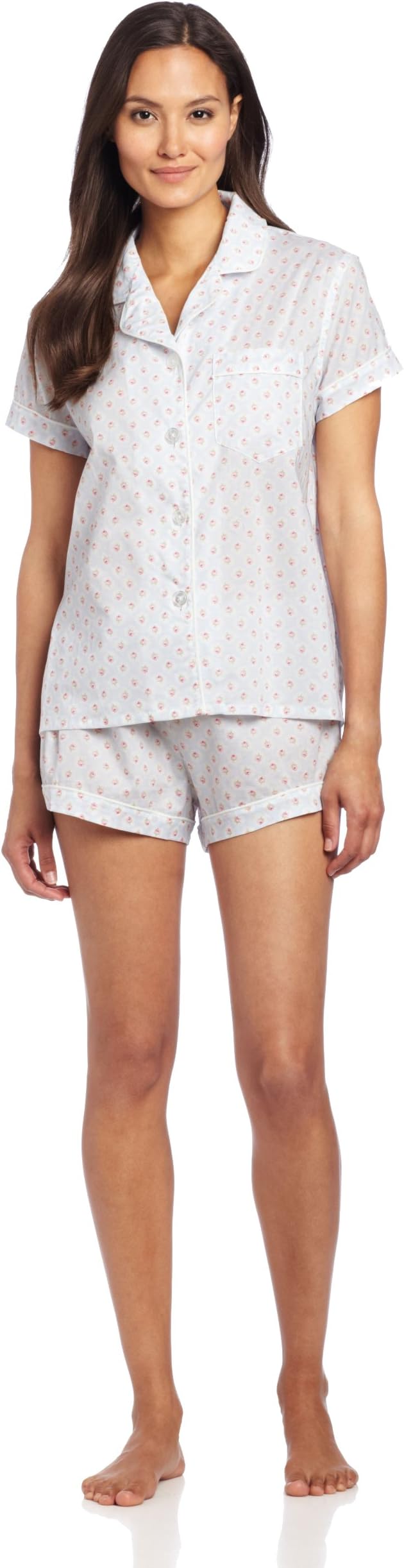 Women's Classic Woven Boxer Pajama Set
