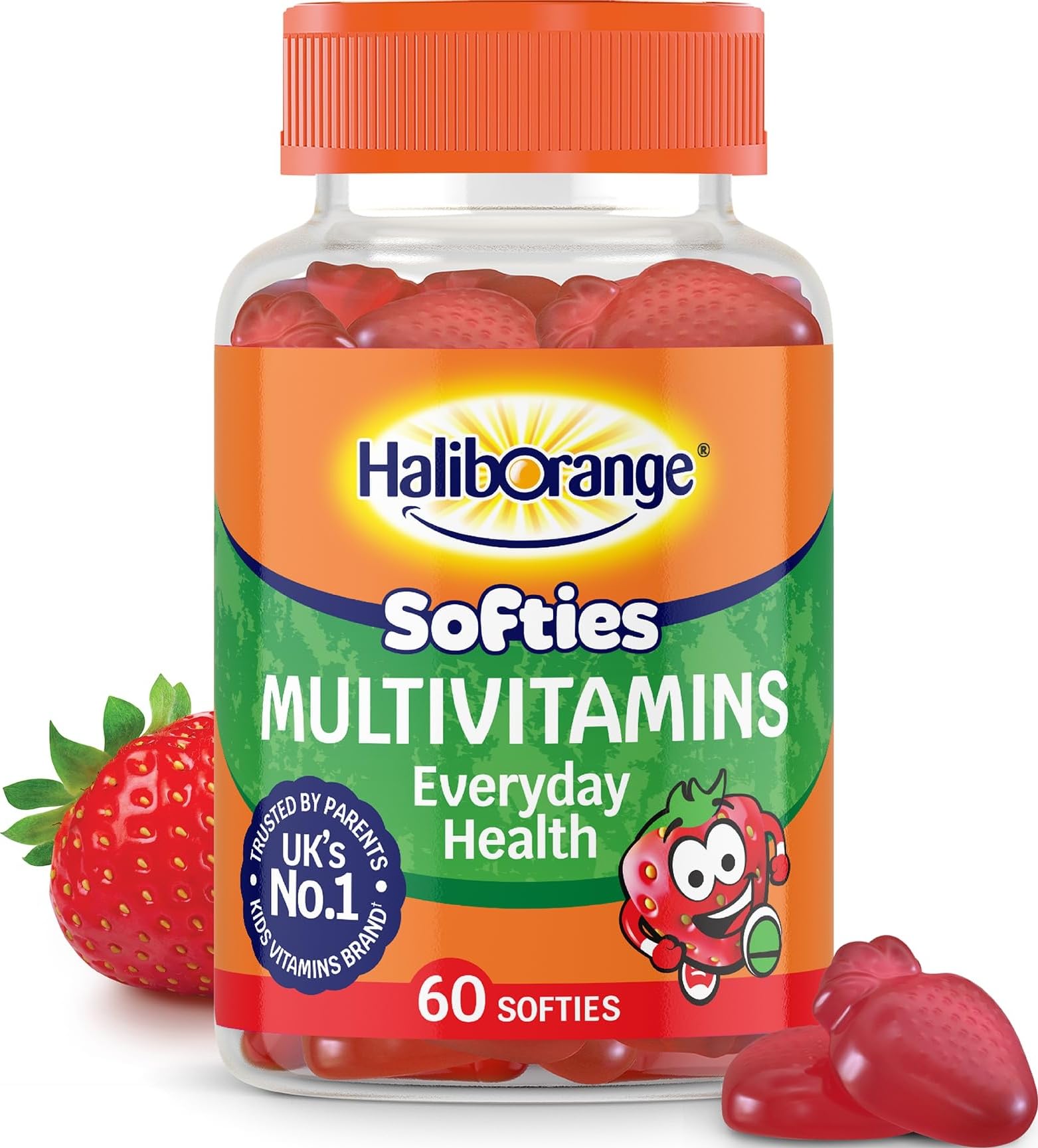 Haliborange Kids Multivitamin Fruit Softies, 60 Chewable Vitamins