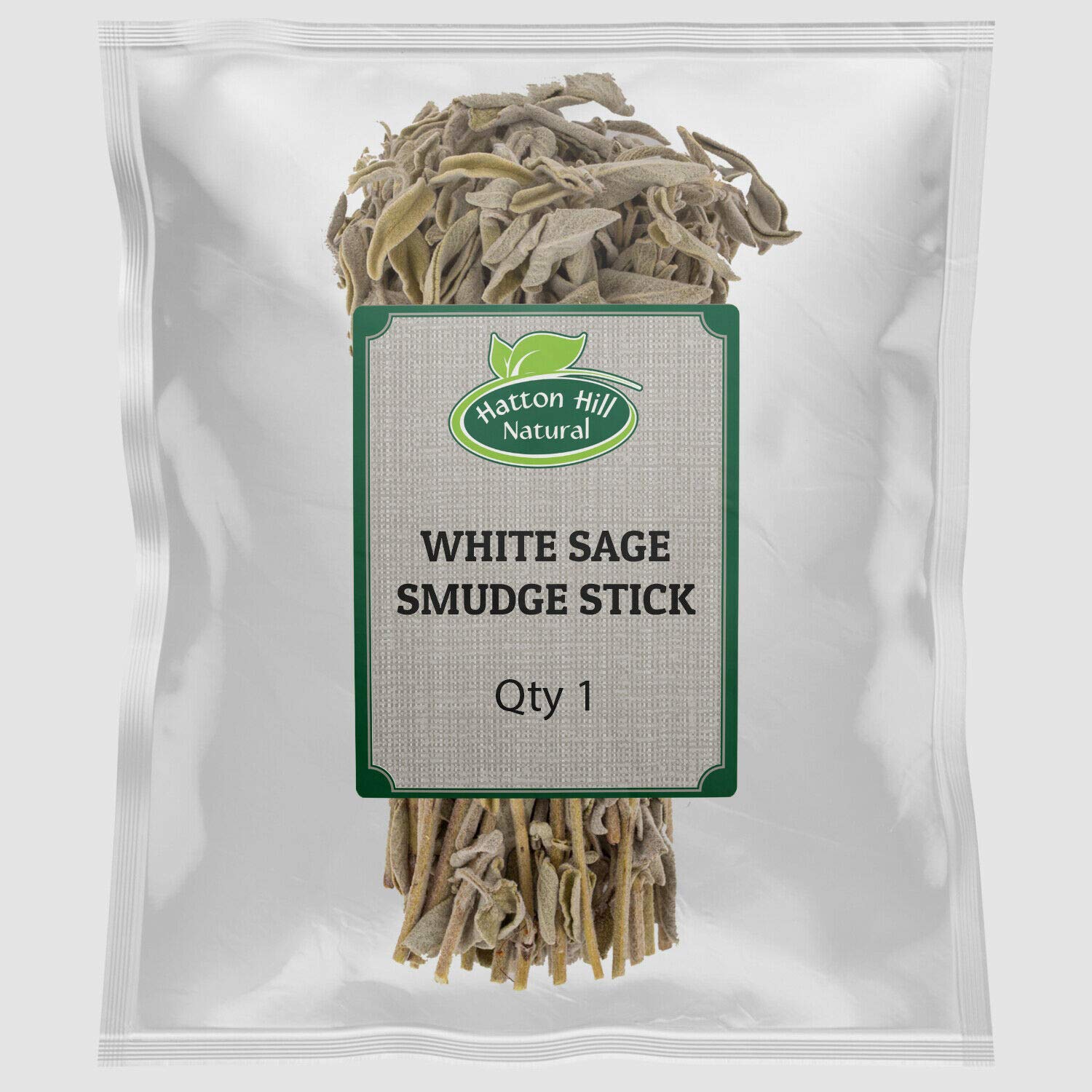 Hatton HillDried Wild White Sage Smudge Incense Stick 5 Inches (12Cm) - Free Uk Delivery
