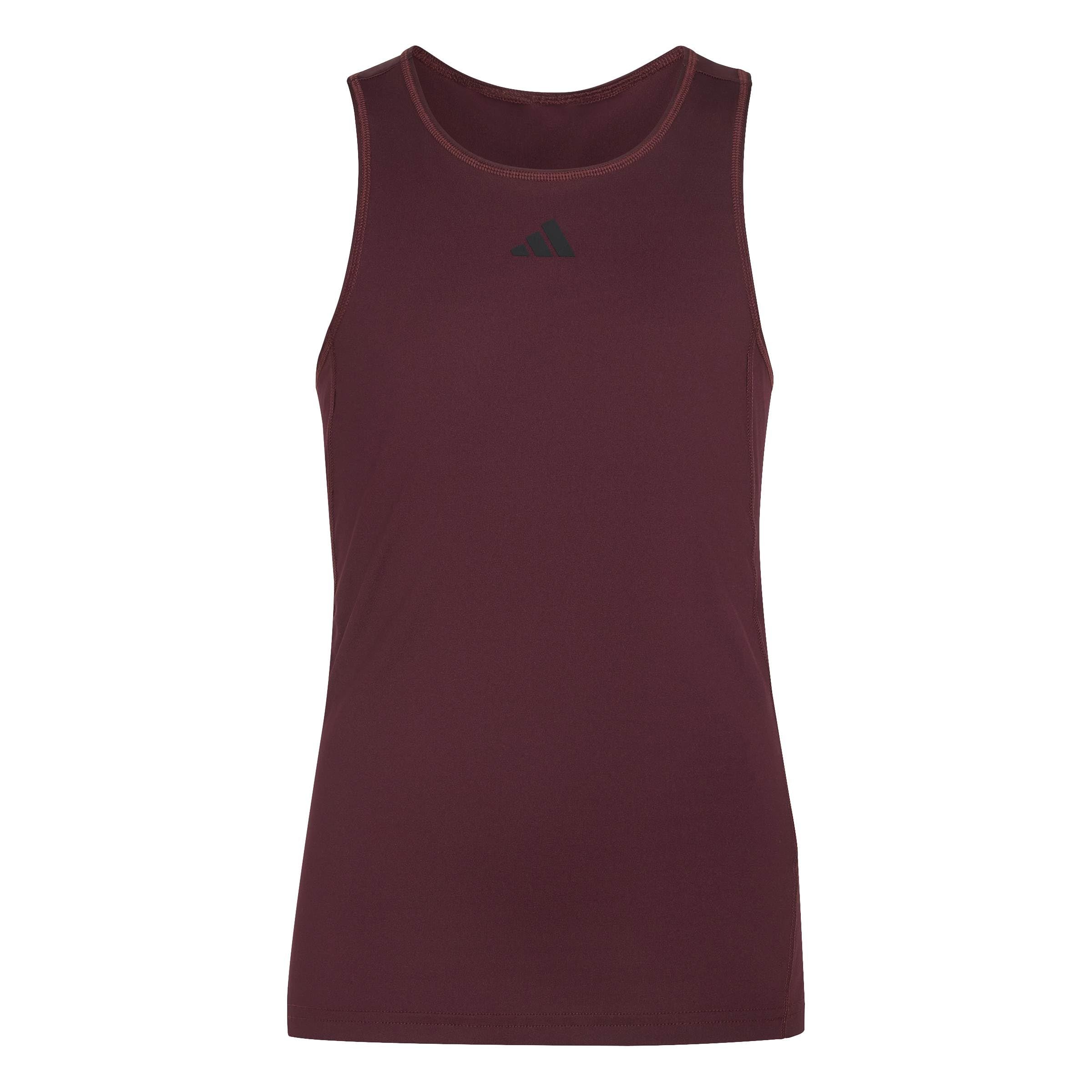 adidas Dziewczynki Girls Club Tennis Climacool Tank Top Shirt, maroon, 13-14 Years